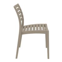 Ares Resin Outdoor Dining Chair Taupe ISP009-DVR - 3