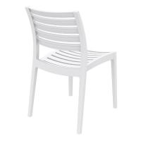 Ares Resin Outdoor Dining Chair White ISP009-WHI - 1