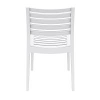 Ares Resin Outdoor Dining Chair White ISP009-WHI - 4