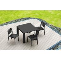 Ares Resin Outdoor Dining Chair Dark Gray ISP009-DGR - 9