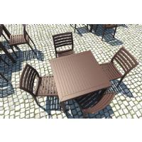 Ares Resin Outdoor Dining Chair Dark Gray ISP009-DGR - 13