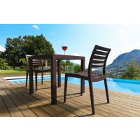 Ares Resin Outdoor Dining Chair Silver Gray ISP009-SIL - 16