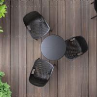 Air Outdoor Dining Chair Dark Gray ISP014-DGR - 16