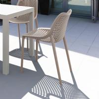 Air Outdoor Dining Chair Dark Gray ISP014-DGR - 20