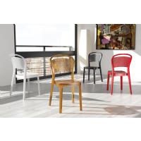 Bee Polycarbonate Dining Chair Transparent Red ISP021-TRED - 10