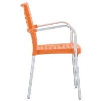 Gala Dining Arm Chair Orange ISP041-ORA - 2