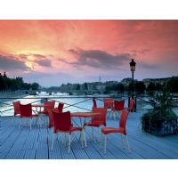 Juliette Resin Dining Chair Red ISP045-RED - 7