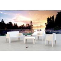Box Resin Outdoor Coffee Table White ISP064-WHI - 9