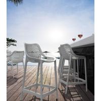 Air Resin Outdoor Counter Chair White ISP067-WHI - 8