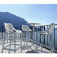 Air Resin Outdoor Bar Chair White ISP068-WHI - 14