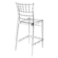 Chiavari Polycarbonate Counter Stool Transparent Clear ISP084-TCL - 1