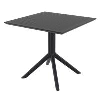 Sky Square Dining Table 31 inch Black ISP106-BLA