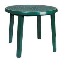 Sunny Resin Round Dining Table 35 inch Green ISP125-GRE