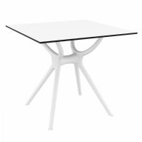 Snow Dining Set with 2 Chairs White ISP7006S-WHI - 2
