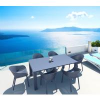 Vegas Outdoor Dining Table Extendable from 70 to 86 inch White ISP774-WH - 22