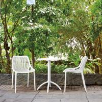 Air Bistro Set with Octopus 24" Round Table White S014160-WHI